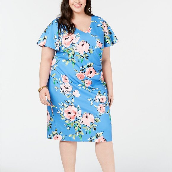 Jessica Howard Dresses & Skirts - SOLD! Jessica Howard Plus Size Floral Sheath Dress